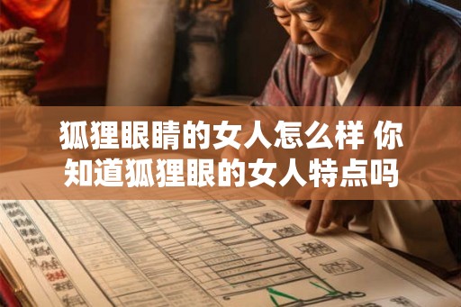 狐狸眼睛的女人怎么样 你知道狐狸眼的女人特点吗