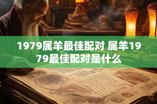 1979属羊最佳配对 属羊1979最佳配对是什么