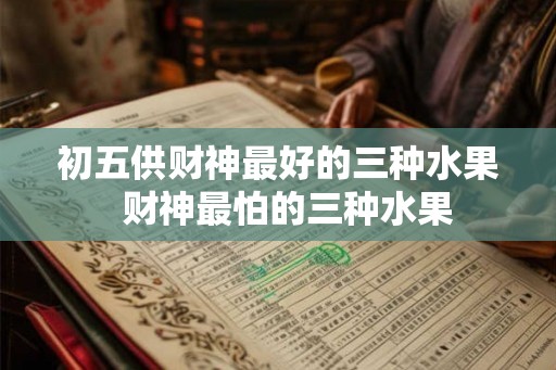 初五供财神最好的三种水果  财神最怕的三种水果