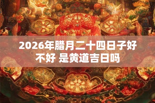 2026年腊月二十四日子好不好 是黄道吉日吗