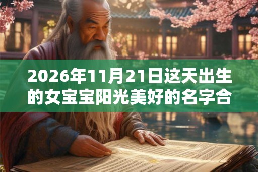2026年11月21日这天出生的女宝宝阳光美好的名字合集