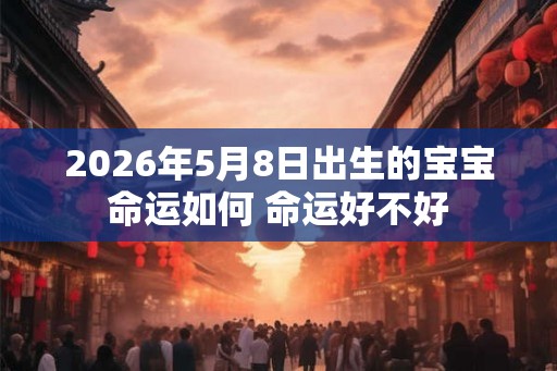 2026年5月8日出生的宝宝命运如何 命运好不好