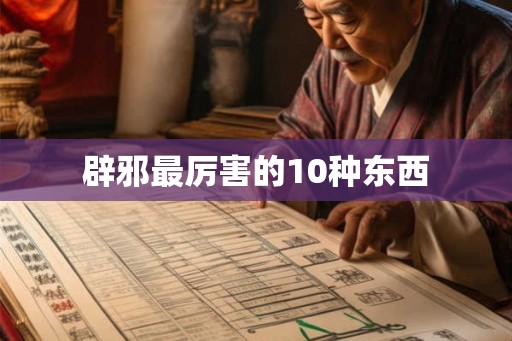 辟邪最厉害的10种东西 辟邪最厉害的10种东西