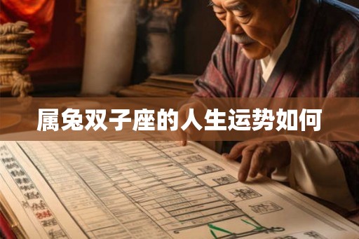 属兔双子座的人生运势如何