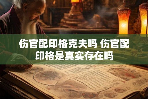 伤官配印格克夫吗 伤官配印格是真实存在吗