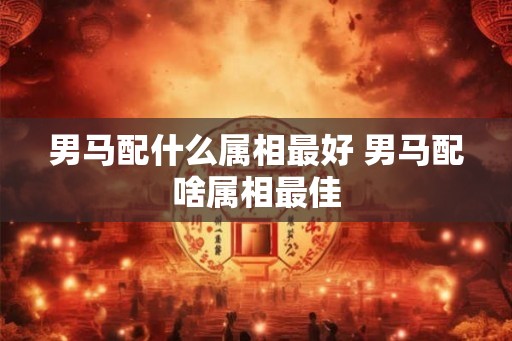 男马配什么属相最好 男马配啥属相最佳