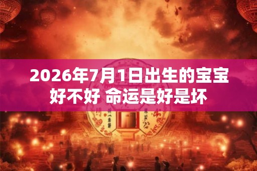 2026年7月1日出生的宝宝好不好 命运是好是坏 2026年7月1日出生的宝宝好不好 命运是好是坏
