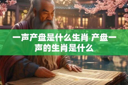 一声产盘是什么生肖 产盘一声的生肖是什么