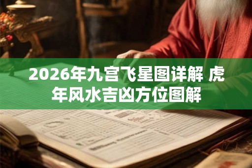 2026年九宫飞星图详解 虎年风水吉凶方位图解