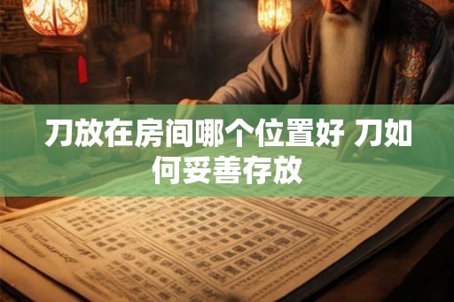 刀放在房间哪个位置好 刀如何妥善存放