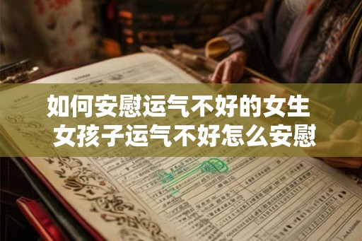 如何安慰运气不好的女生  女孩子运气不好怎么安慰她