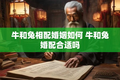 牛和兔相配婚姻如何 牛和兔婚配合适吗