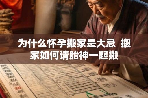 为什么怀孕搬家是大忌  搬家如何请胎神一起搬