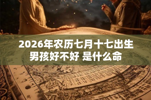 2026年农历七月十七出生男孩好不好 是什么命