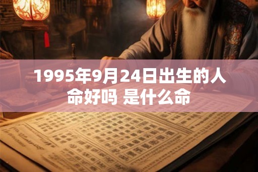 1995年9月24日出生的人命好吗 是什么命