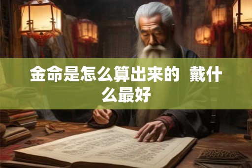 金命是怎么算出来的  戴什么最好
