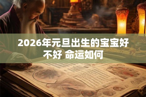 2026年元旦出生的宝宝好不好 命运如何