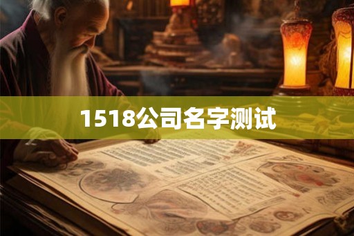1518公司名字测试