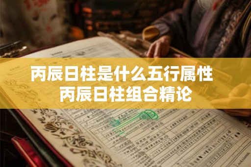 丙辰日柱是什么五行属性  丙辰日柱组合精论