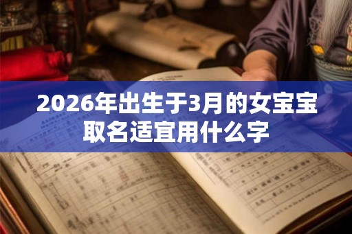 2026年出生于3月的女宝宝取名适宜用什么字