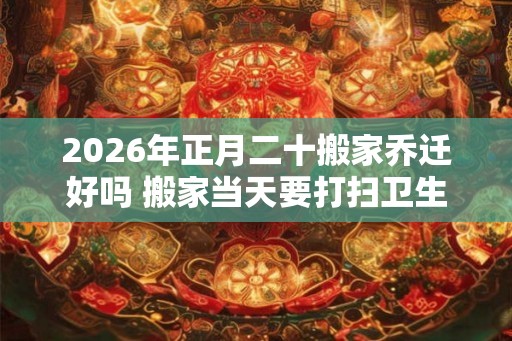 2026年正月二十搬家乔迁好吗 搬家当天要打扫卫生吗