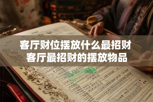 客厅财位摆放什么最招财 客厅最招财的摆放物品