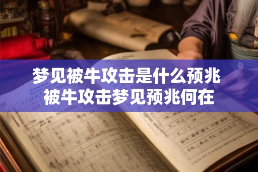 梦见被牛攻击是什么预兆 被牛攻击梦见预兆何在 梦见被牛攻击是什么预兆 被牛攻击梦见预兆何在