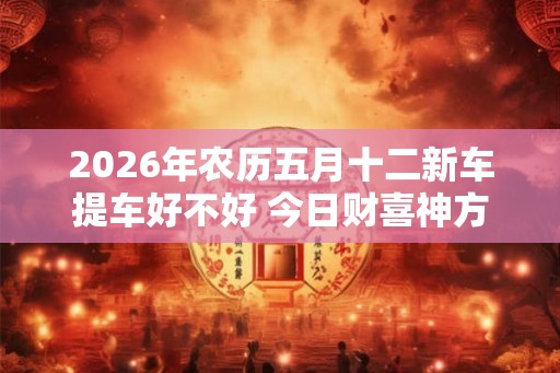 2026年农历五月十二新车提车好不好 今日财喜神方位