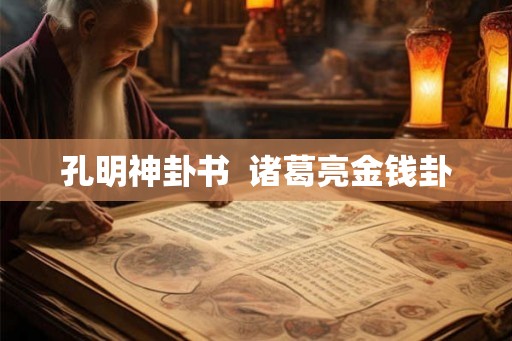 孔明神卦书  诸葛亮金钱卦