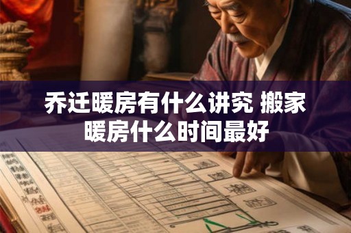 乔迁暖房有什么讲究 搬家暖房什么时间最好