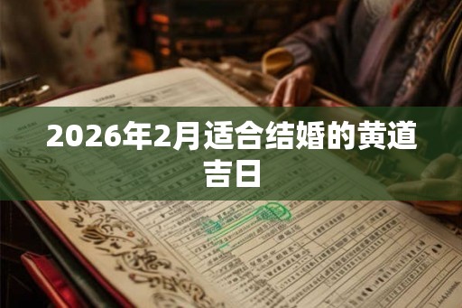 2026年2月适合结婚的黄道吉日