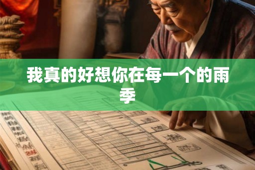 我真的好想你在每一个的雨季