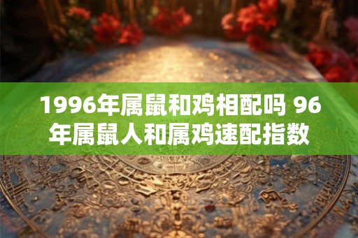 1996年属鼠和鸡相配吗 96年属鼠人和属鸡速配指数