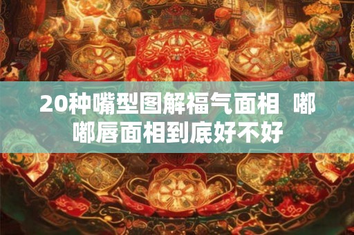 20种嘴型图解福气面相 嘟嘟唇面相到底好不好 20种嘴型图解福气面相 嘟嘟唇面相到底好不好