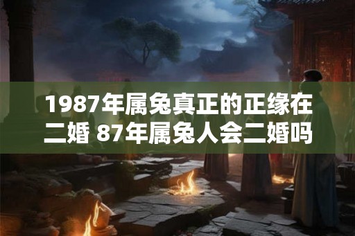 1987年属兔真正的正缘在二婚 87年属兔人会二婚吗
