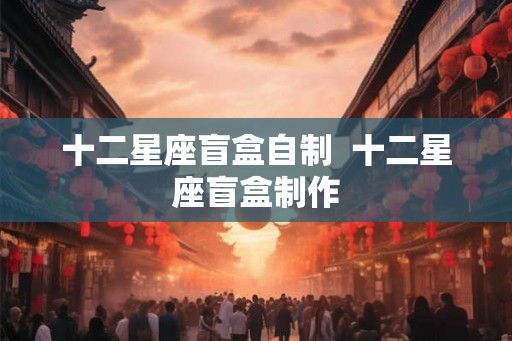 十二星座盲盒自制 十二星座盲盒制作 十二星座盲盒自制 十二星座盲盒制作