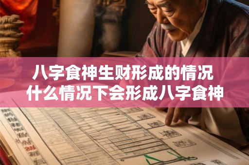 八字食神生财形成的情况 什么情况下会形成八字食神生财