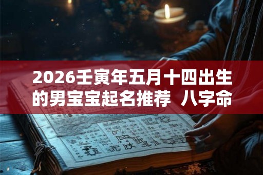 2026壬寅年五月十四出生的男宝宝起名推荐  八字命运