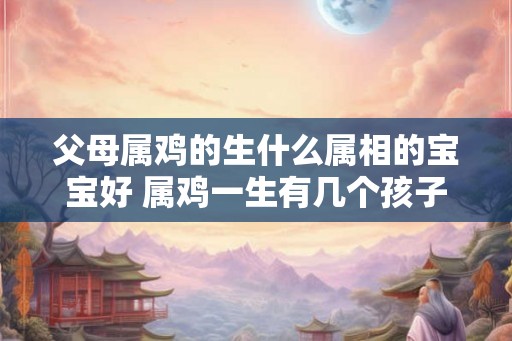 父母属鸡的生什么属相的宝宝好 属鸡一生有几个孩子