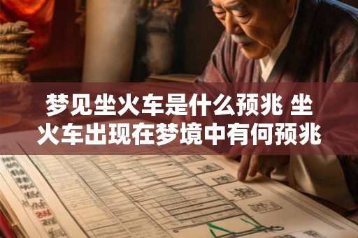 梦见坐火车是什么预兆 坐火车出现在梦境中有何预兆