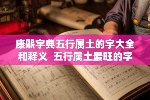 康熙字典五行属土的字大全和释义  五行属土最旺的字