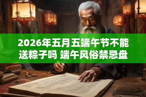 2026年五月五端午节不能送粽子吗 端午风俗禁忌盘点