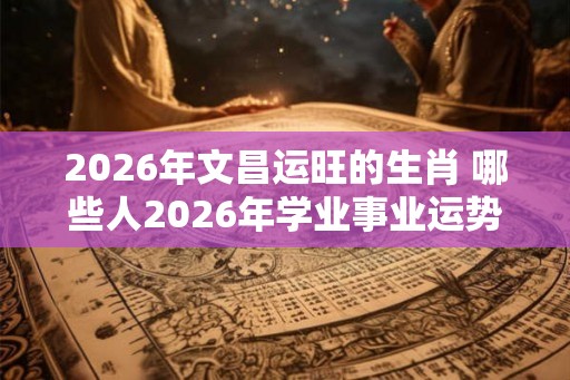 2026年文昌运旺的生肖 哪些人2026年学业事业运势旺盛 2026年文昌运旺的生肖 哪些人2026年学业事业运势旺盛