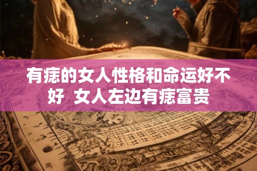 有痣的女人性格和命运好不好  女人左边有痣富贵