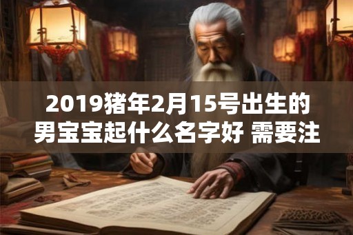 2019猪年2月15号出生的男宝宝起什么名字好 需要注意什么