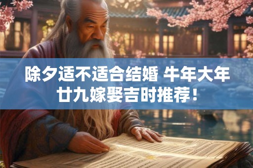 除夕适不适合结婚 牛年大年廿九嫁娶吉时推荐！