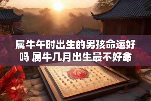 属牛午时出生的男孩命运好吗 属牛几月出生最不好命 属牛午时出生的男孩命运好吗 属牛几月出生最不好命