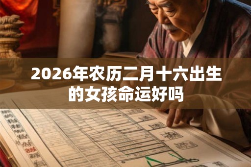 2026年农历二月十六出生的女孩命运好吗 2026年农历二月十六出生的女孩命运好吗