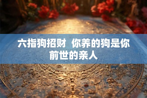 六指狗招财  你养的狗是你前世的亲人