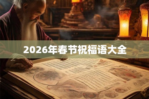 2026年春节祝福语大全